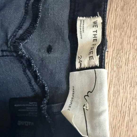 NWT We The Free washed Black Wide Leg Jeans - Picture 10 of 10